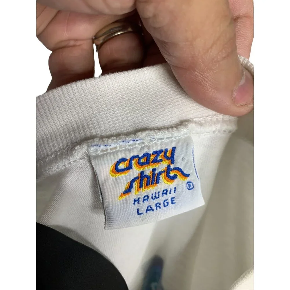 Vintage Mens Single Stitch San Diego Blue Fish Crewneck Short Sleeve Sz L - Picture 5 of 5